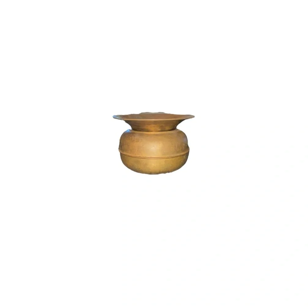 vintage brass pot / vase / spitoon - Picture 4 of 7